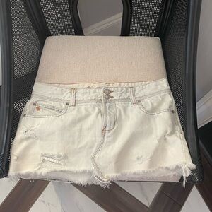 Abercrombie denim mini skirt